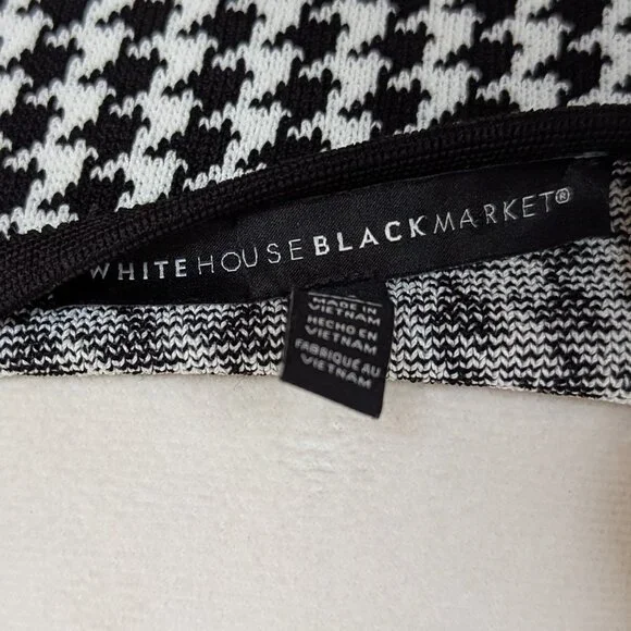 NWOT White House Black Market Houndstooth Sweater, Medium - Picture 5 of 5